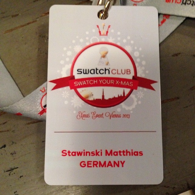 The Swatch X-MAS Event Begins