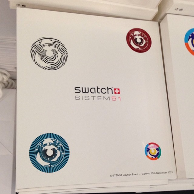 Sistem51 Swatch Launch Event die Box