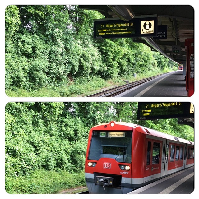 Freetime in Hamburg - Drive by Train