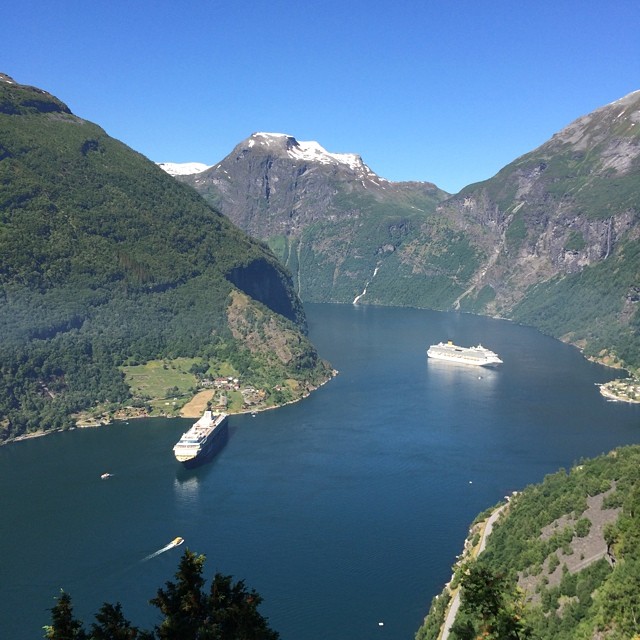 Over The Geiranger Fjord