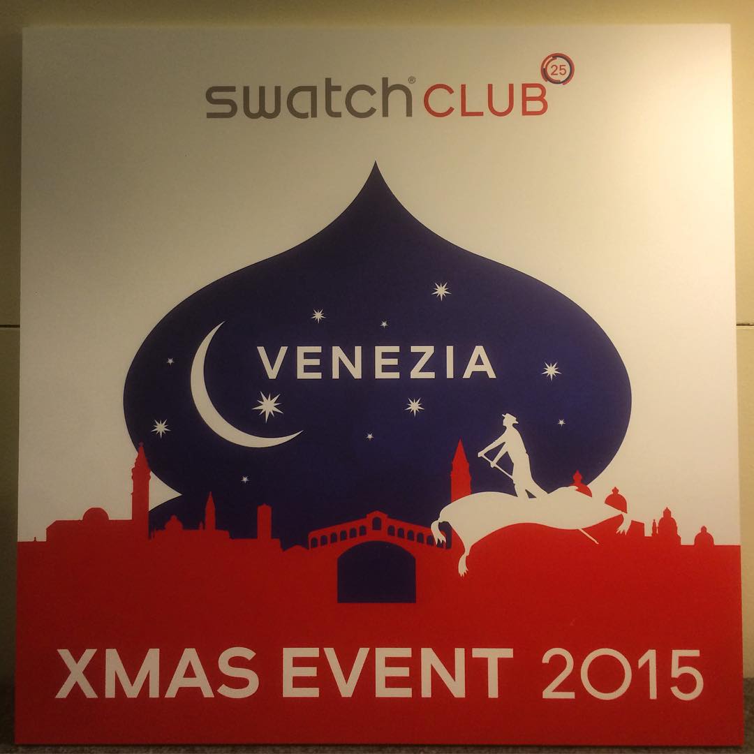 Start of the Swatch xmas Event 2015