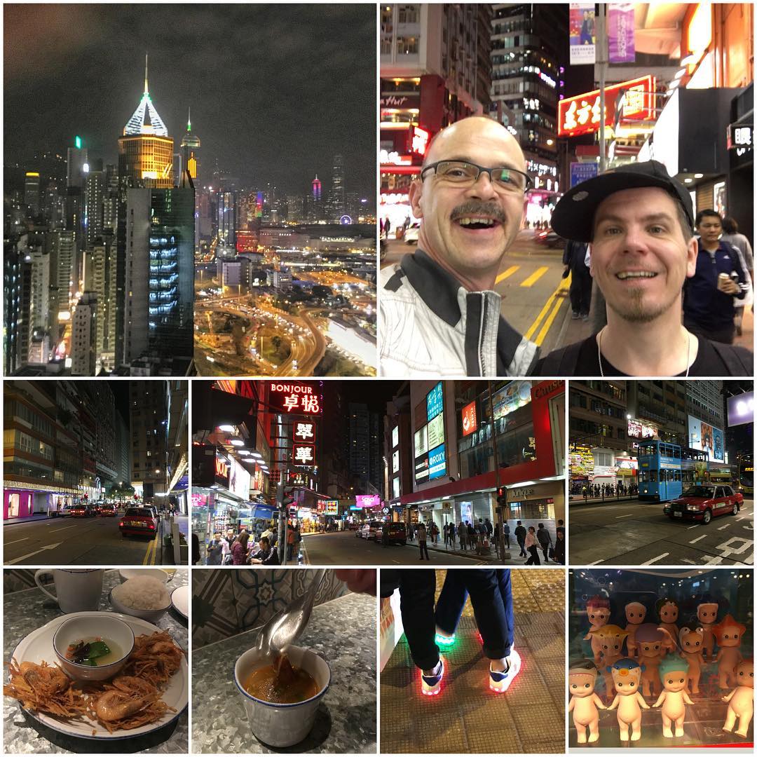 Our last night in Hongkong