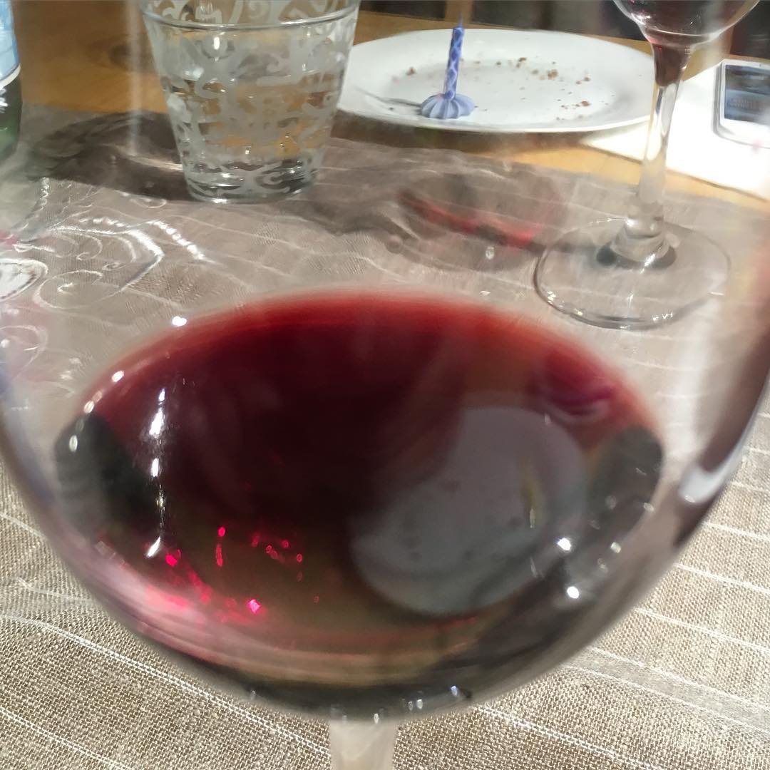 Third bottle of red wine in Chalet Brem! I love Switzerland.
