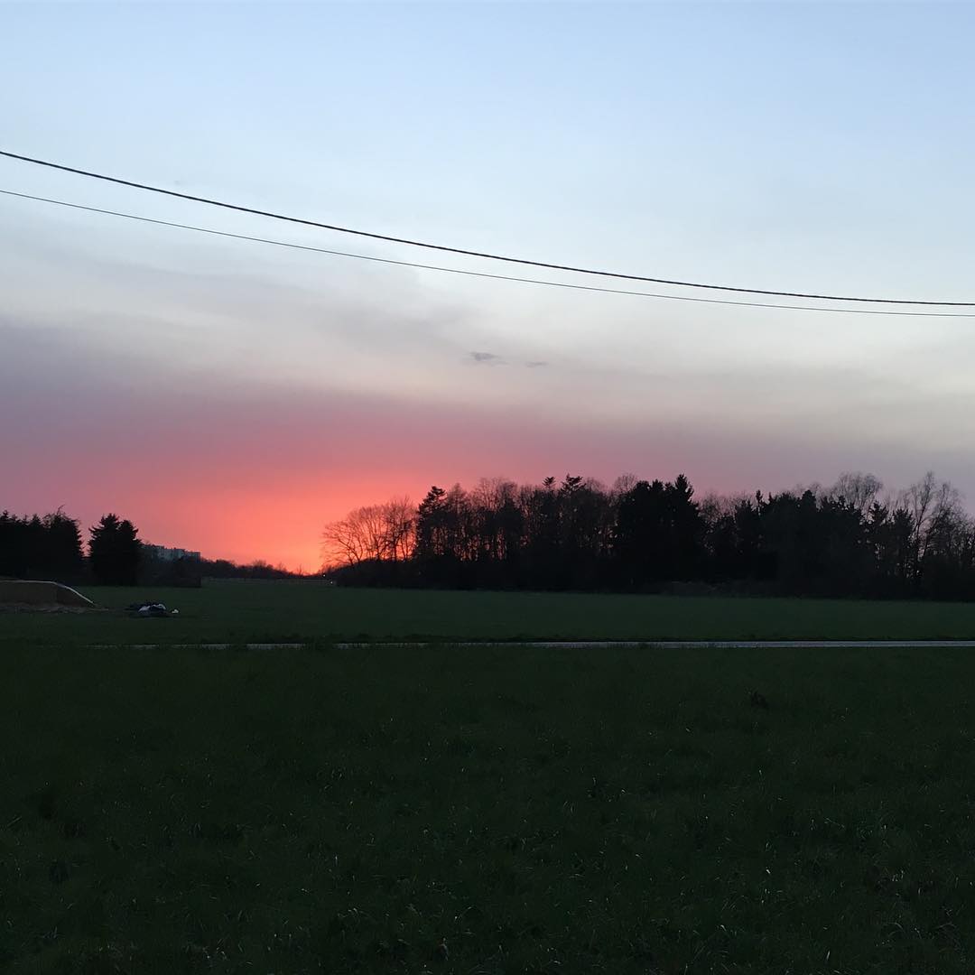Nice sunset colors