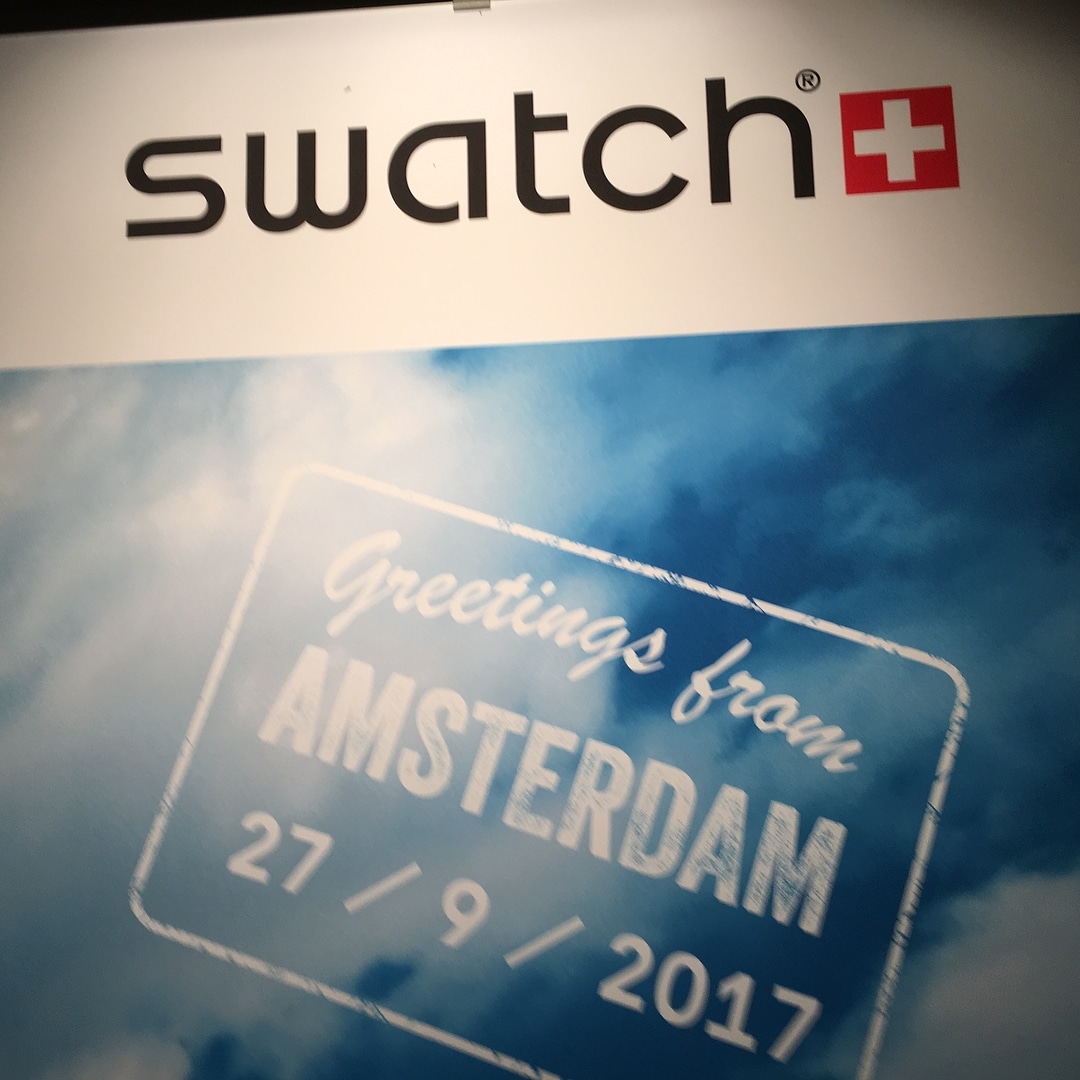 Greetings from Amsterdam @swatch