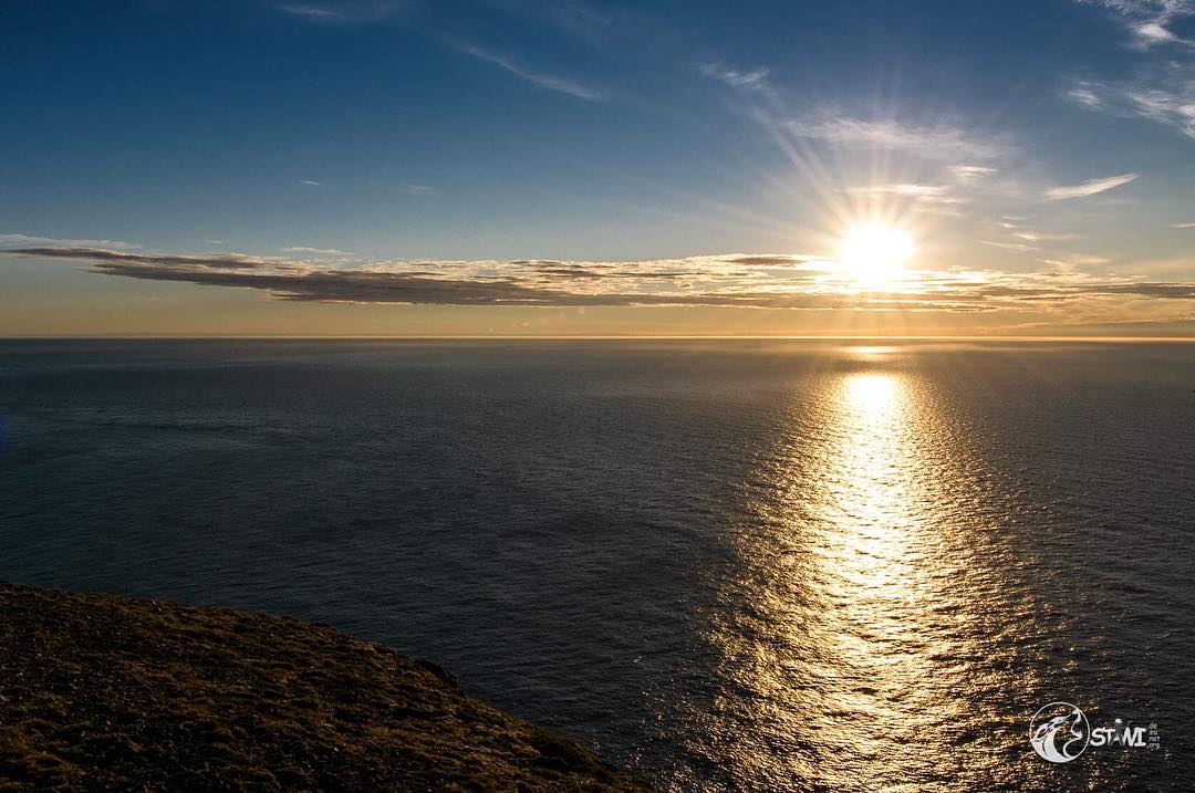 Sunset at the North Cape #norway??