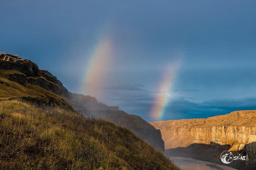 Rainbows over Selfoss  #iceland?? #nikond750?