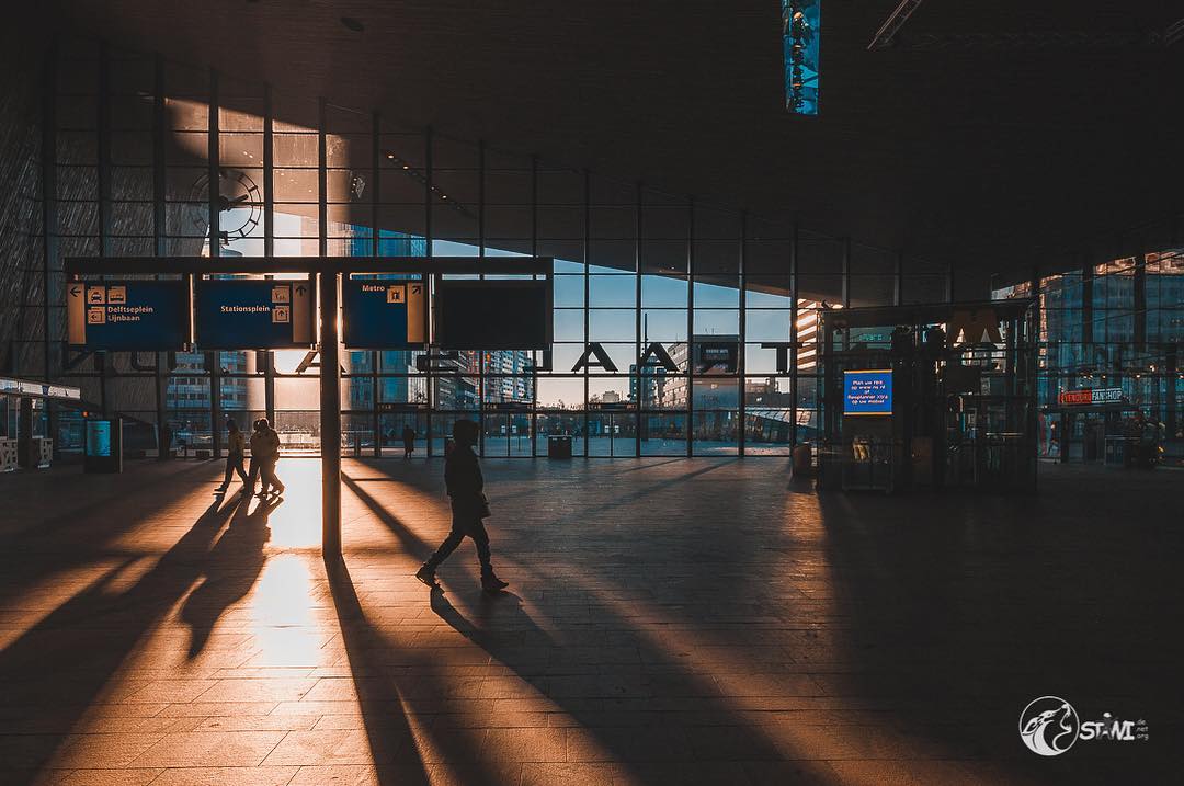 Rotterdam Central Station in the Morning #netherlands?? #nikond750?