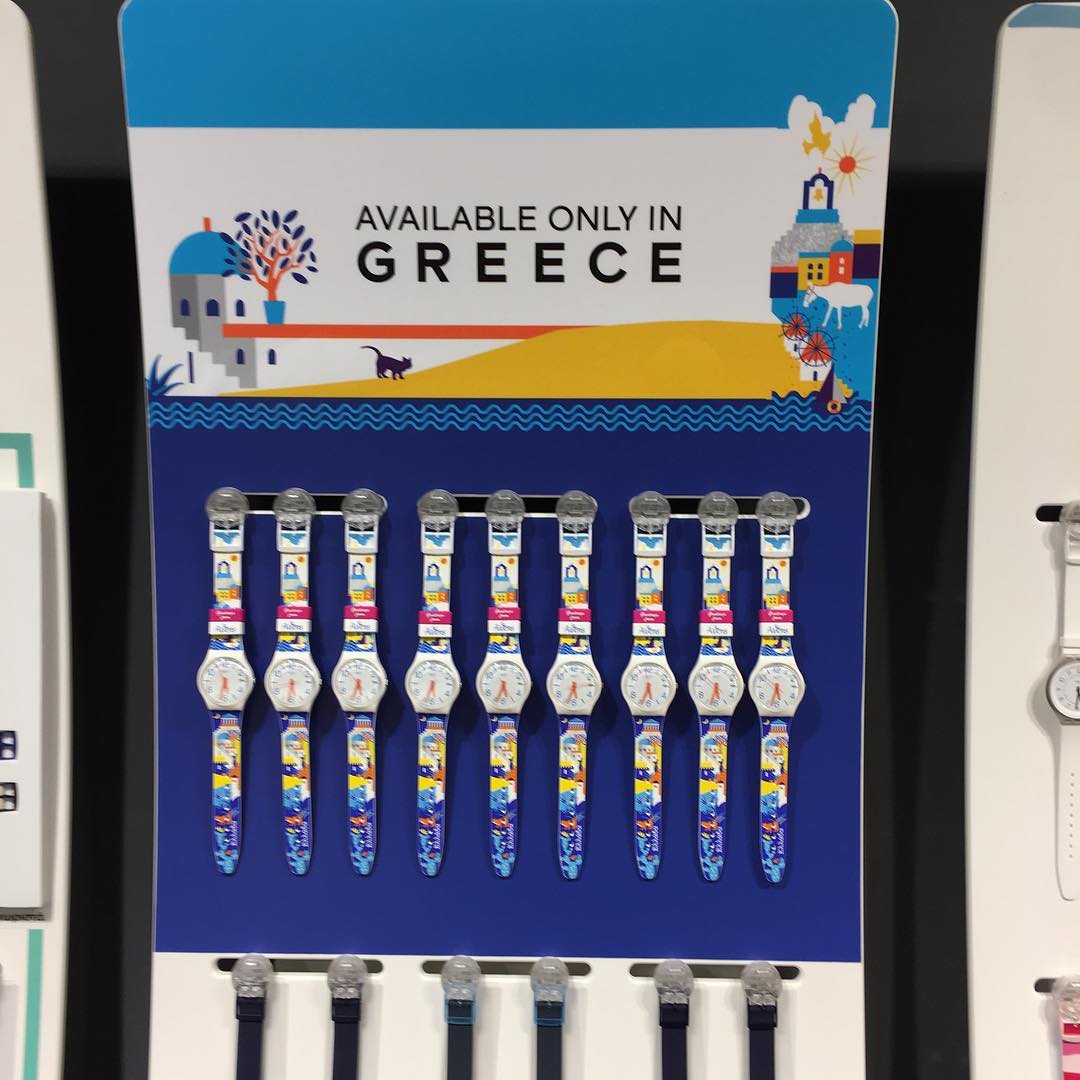 Only here. The Greece Swatch Destination