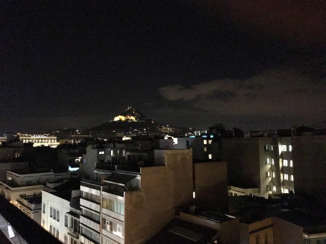 Good night from Athen