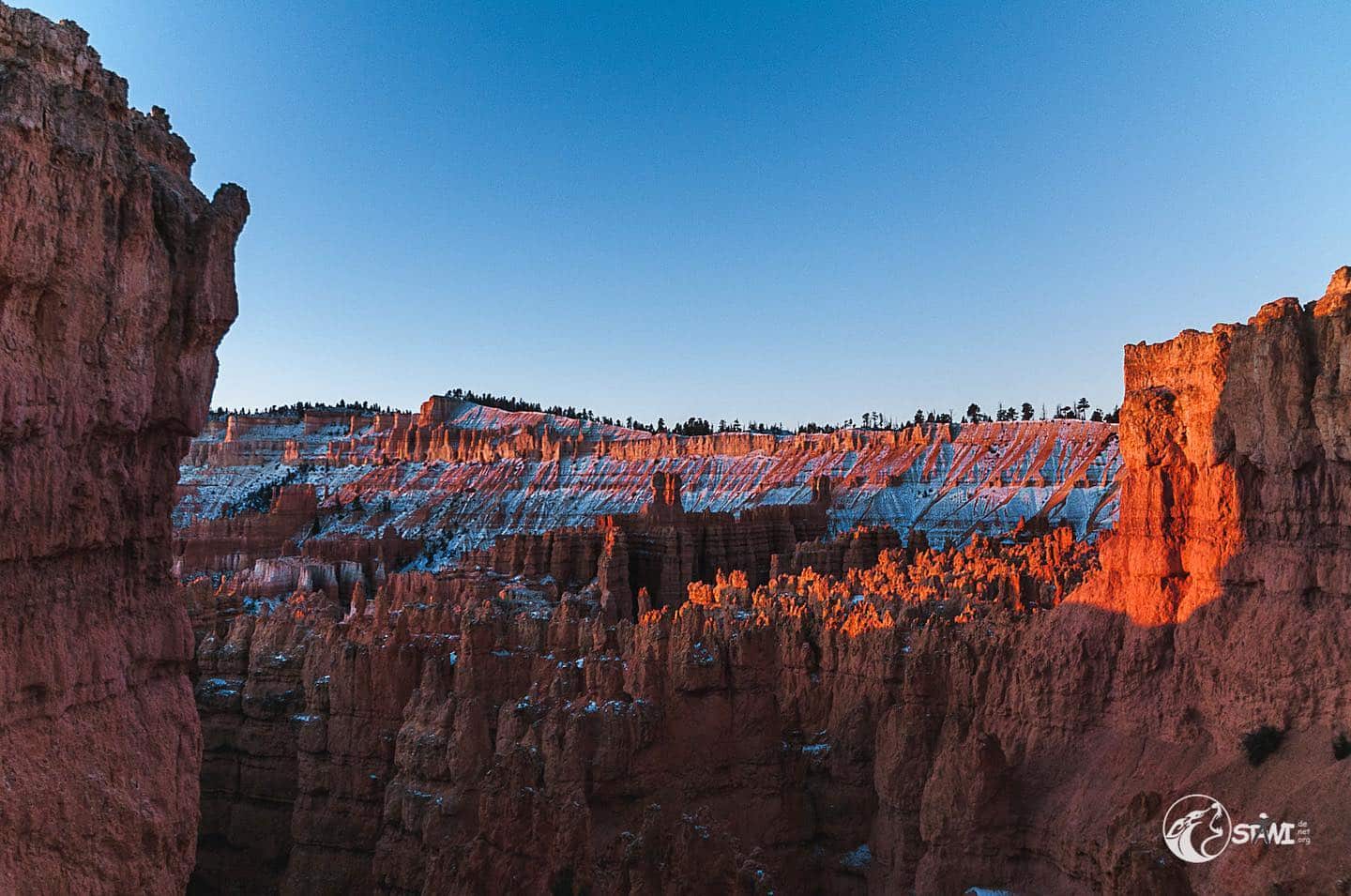 Five years ago, a gigantic sunrise over Bryce Canyon.