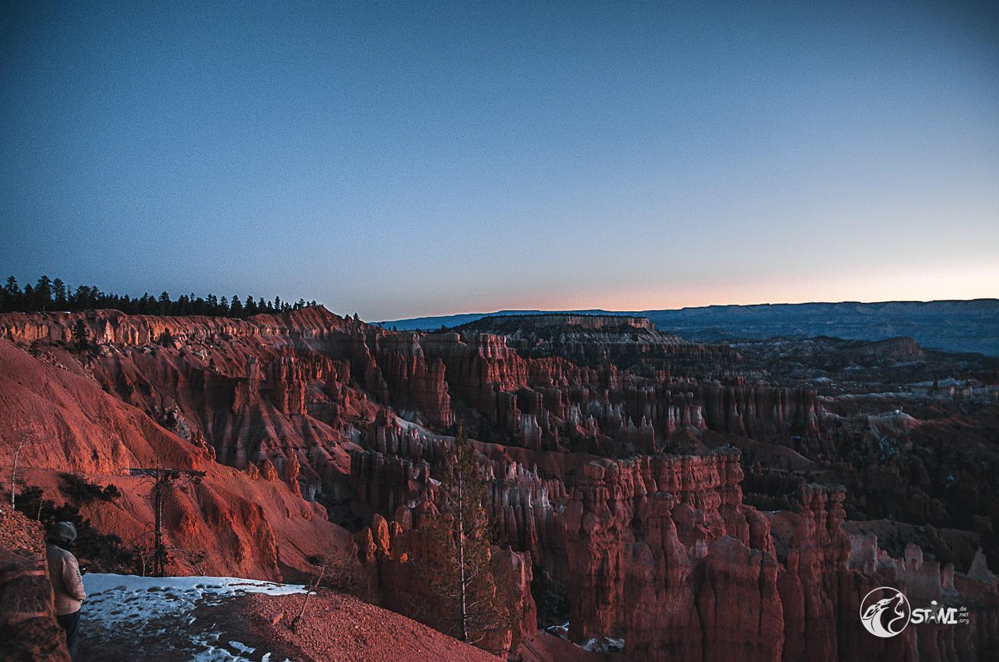 Five years ago, a gigantic sunrise over Bryce Canyon.