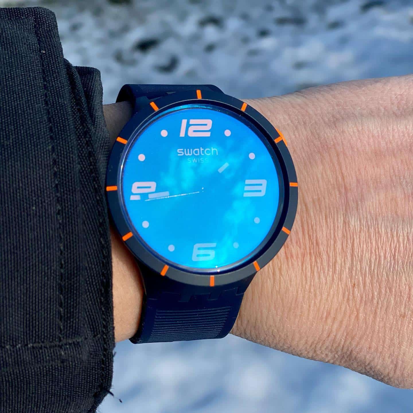 Time for a little walk in the snow @swatch @swatchclub