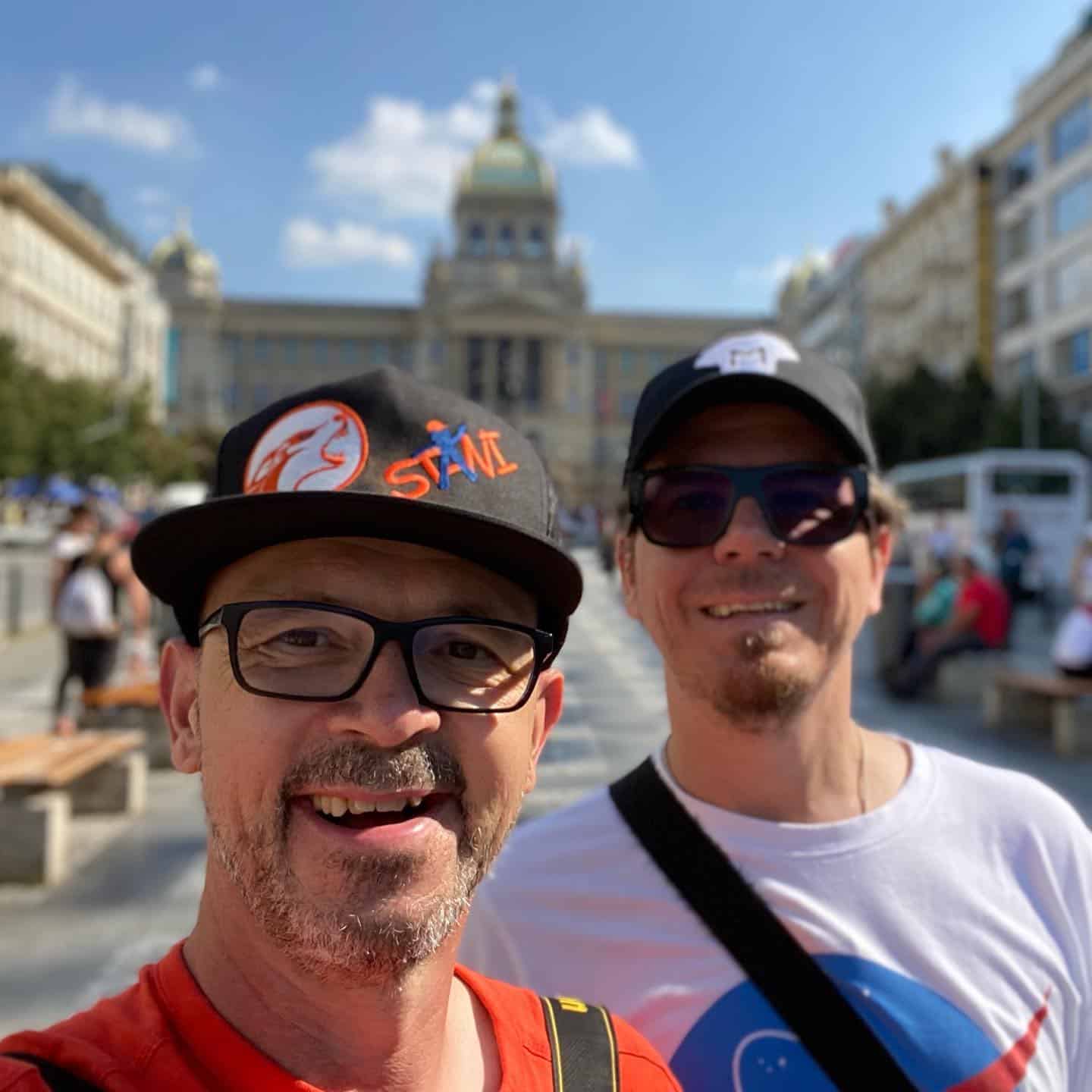 Two guys in Prague @bonzai74