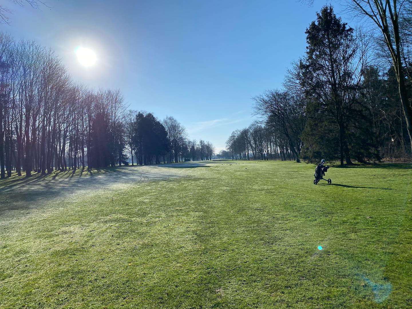 Kleine Runde bei schönen Winterwetter @golfclubschmitzhof